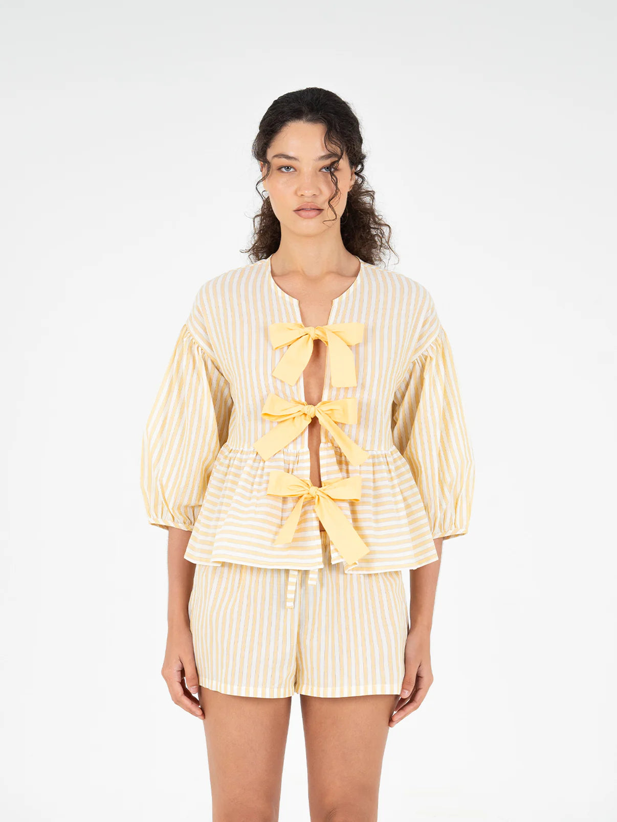 Yellow Striped Spirit Top