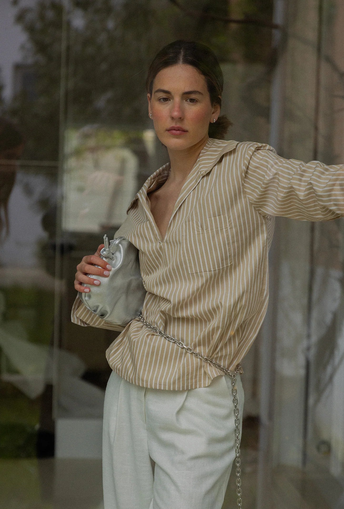 Wrap Up Shirt Camel