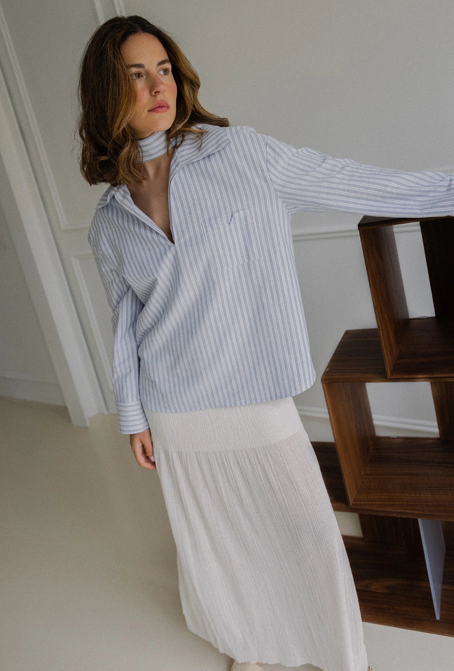 Wrap Up Shirt Blue