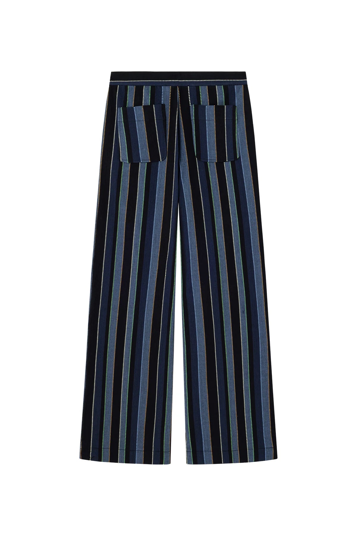 Pantalón Rayas Greta Rayas Azul