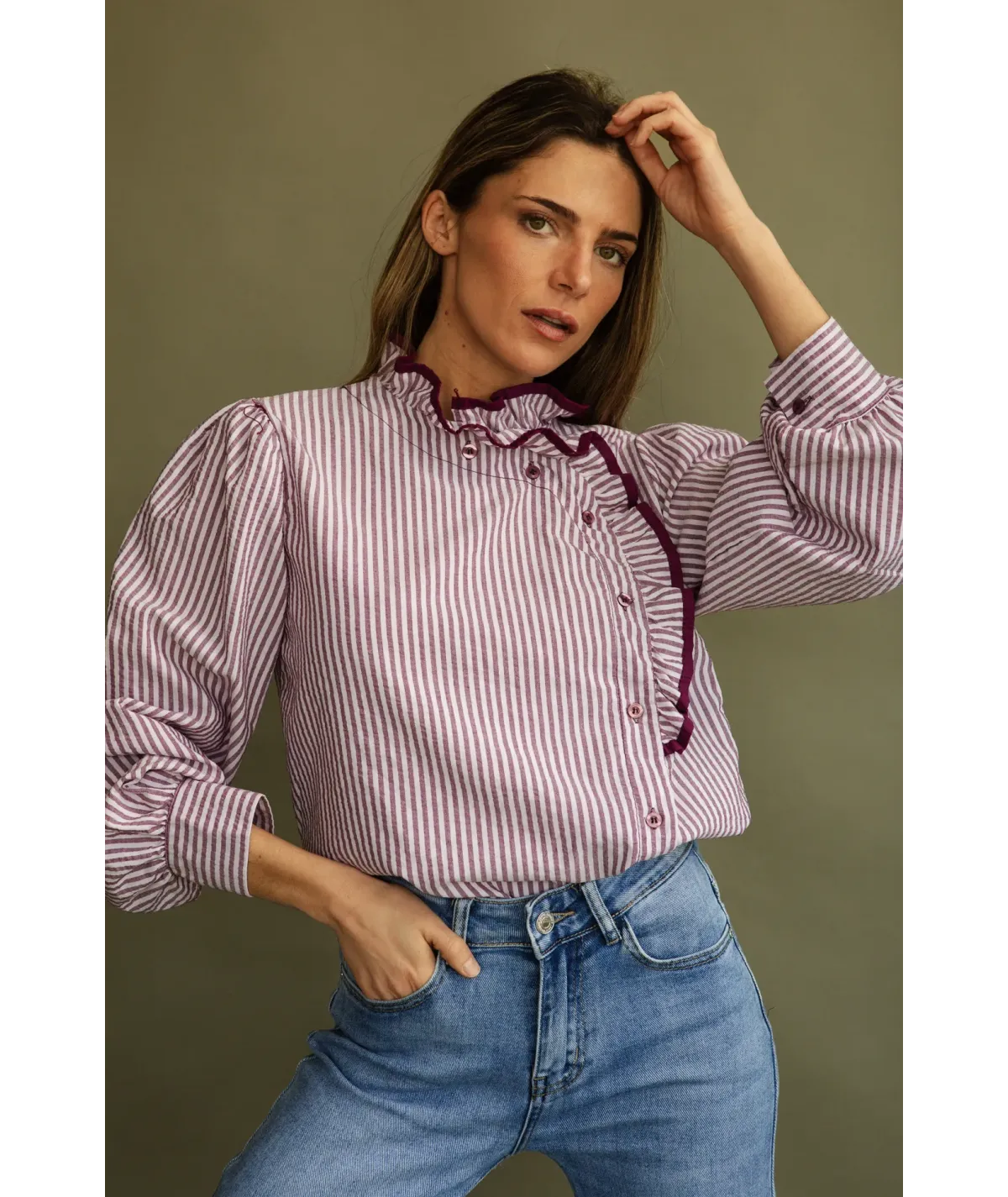 Camisa Pavia Buganvilla