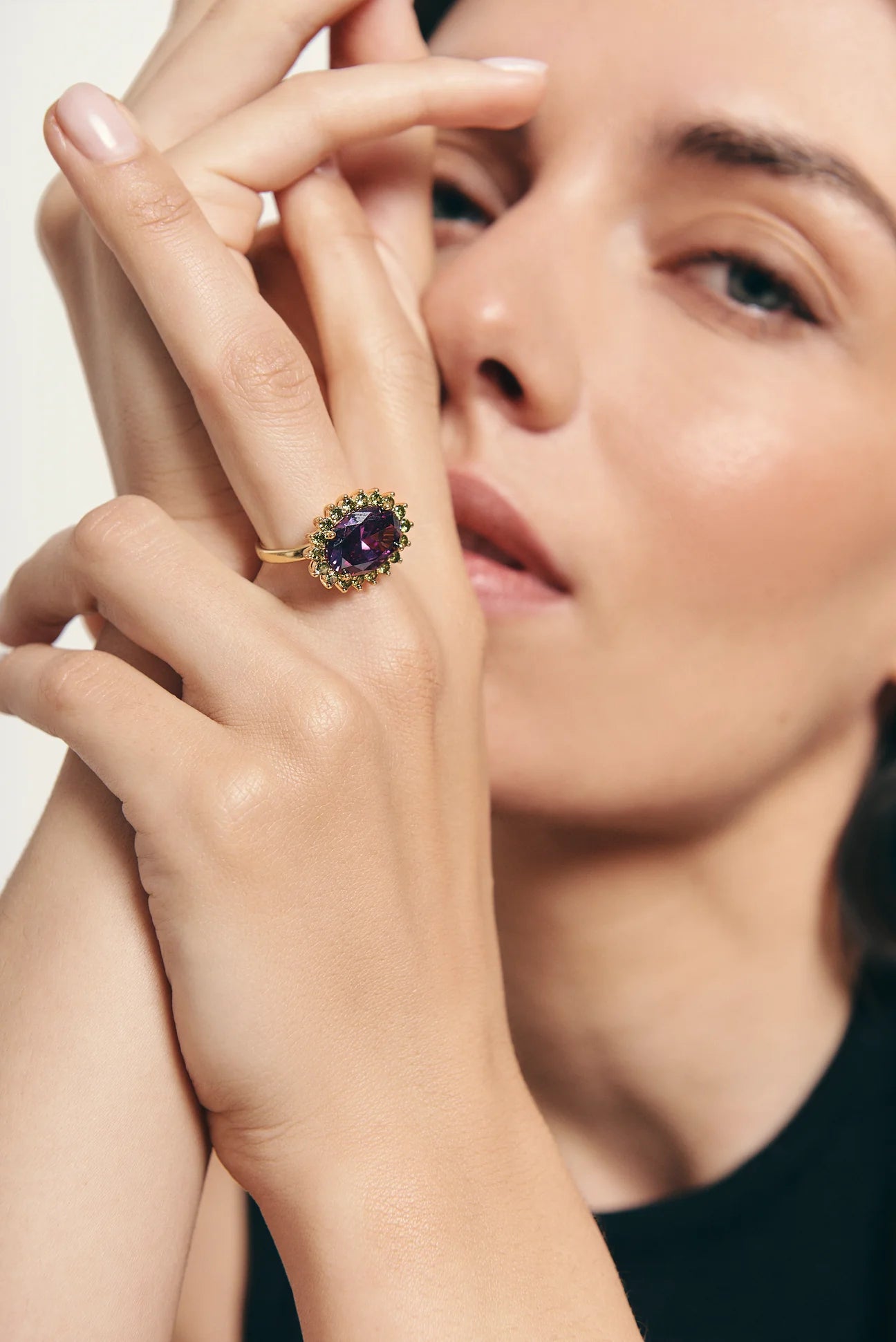 Anillo Rafaella Morado