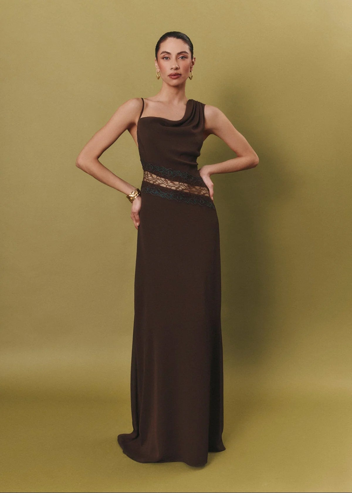 Vestido Valerie Marrón