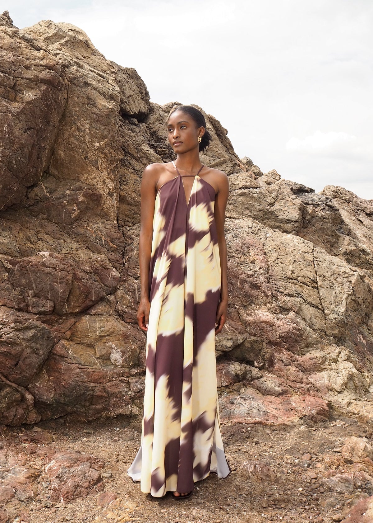 Vestido Maina Butter/Choco
