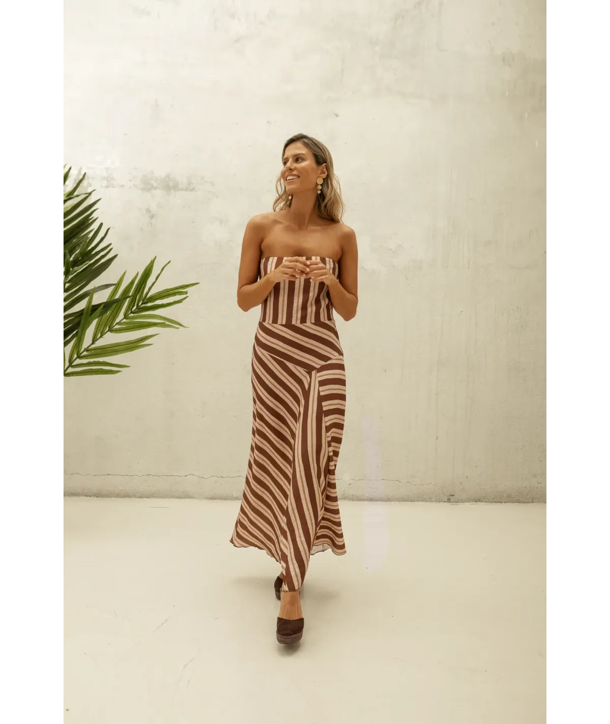 Vestido Roma Marrón