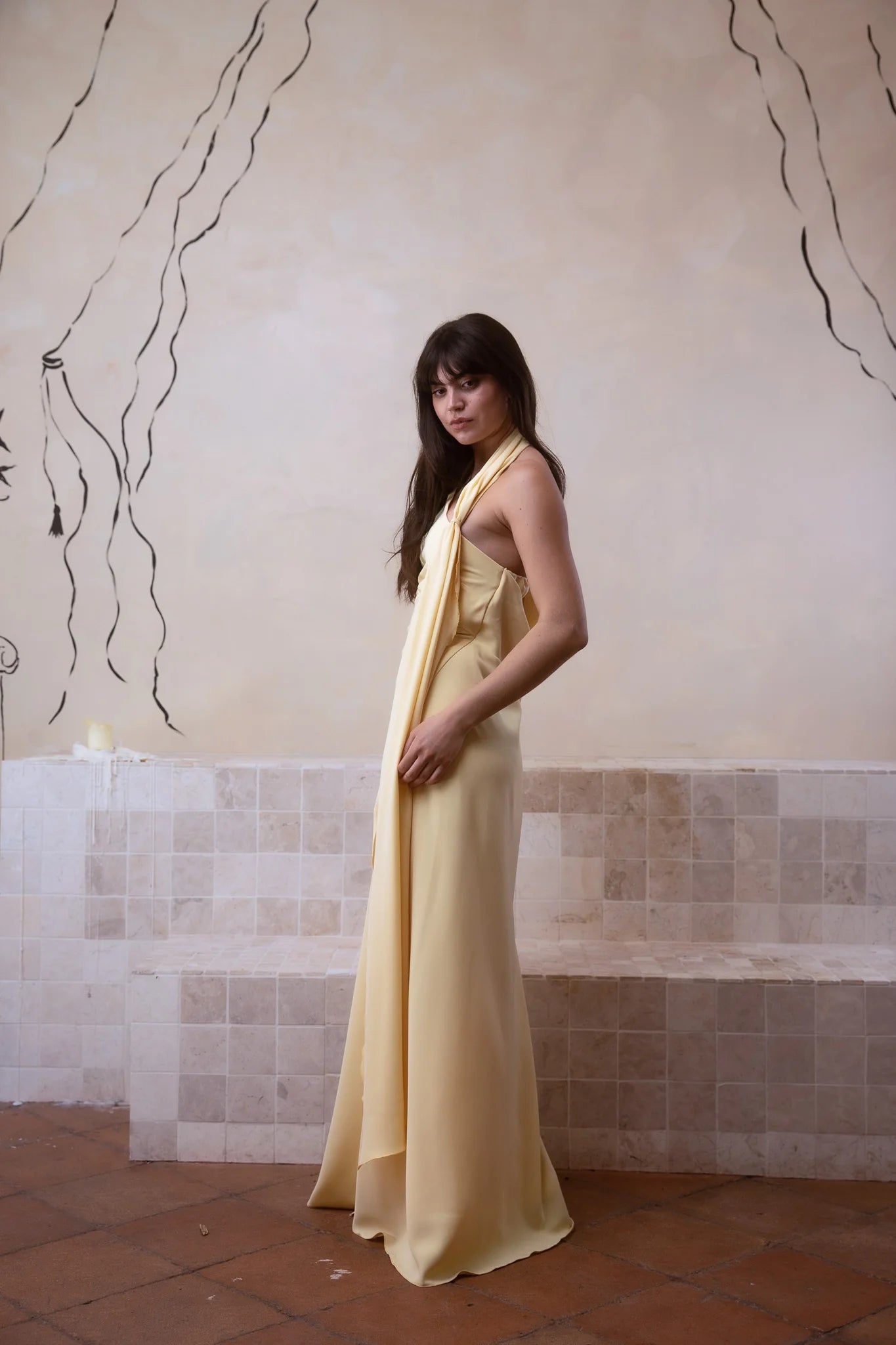 Vestido Inés Vainilla