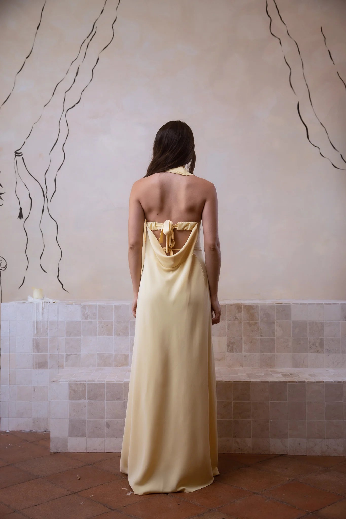 Vestido Inés Vainilla