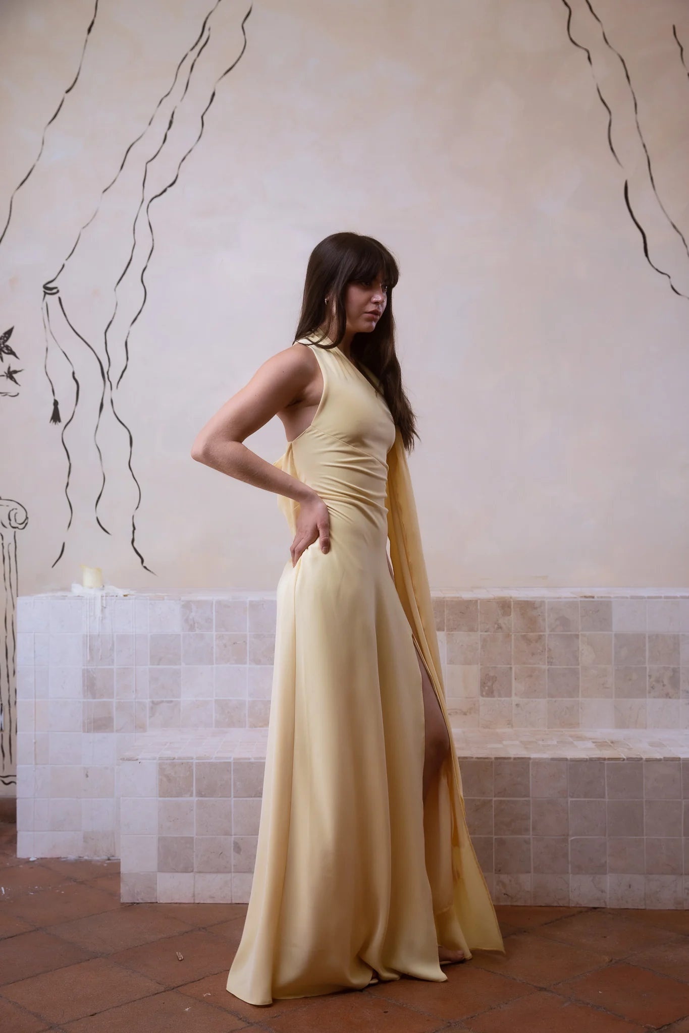 Vestido Inés Vainilla