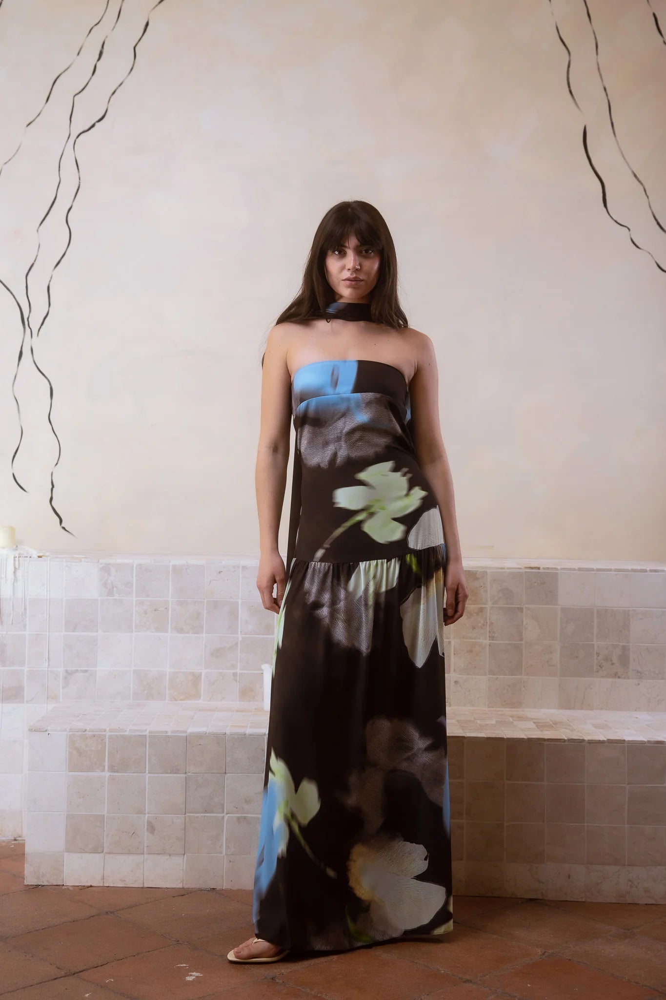 Vestido Tula Choco Bloom