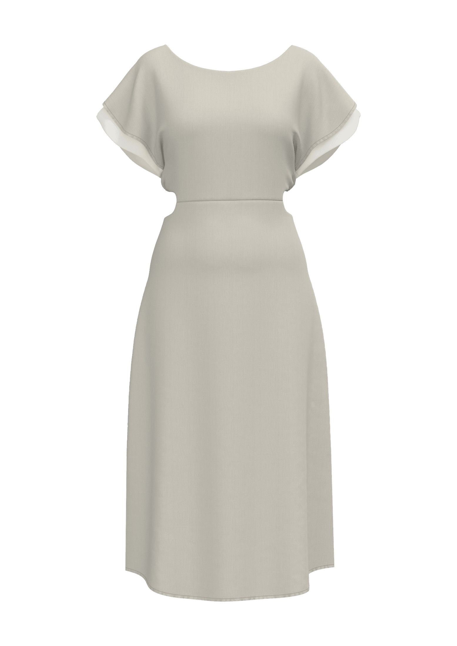 Vestido Magdalena Natural Ephedra