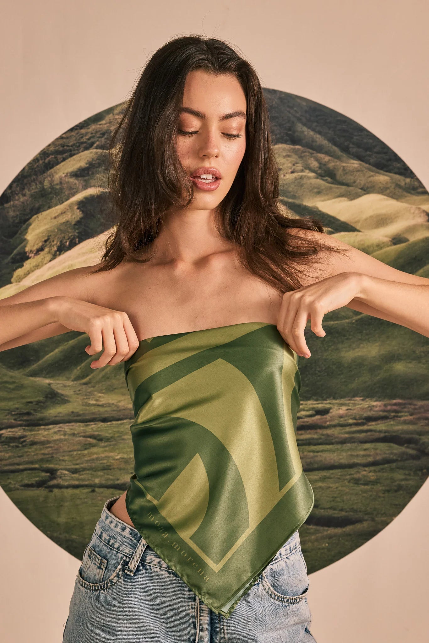 Pañoleta Geo Limón