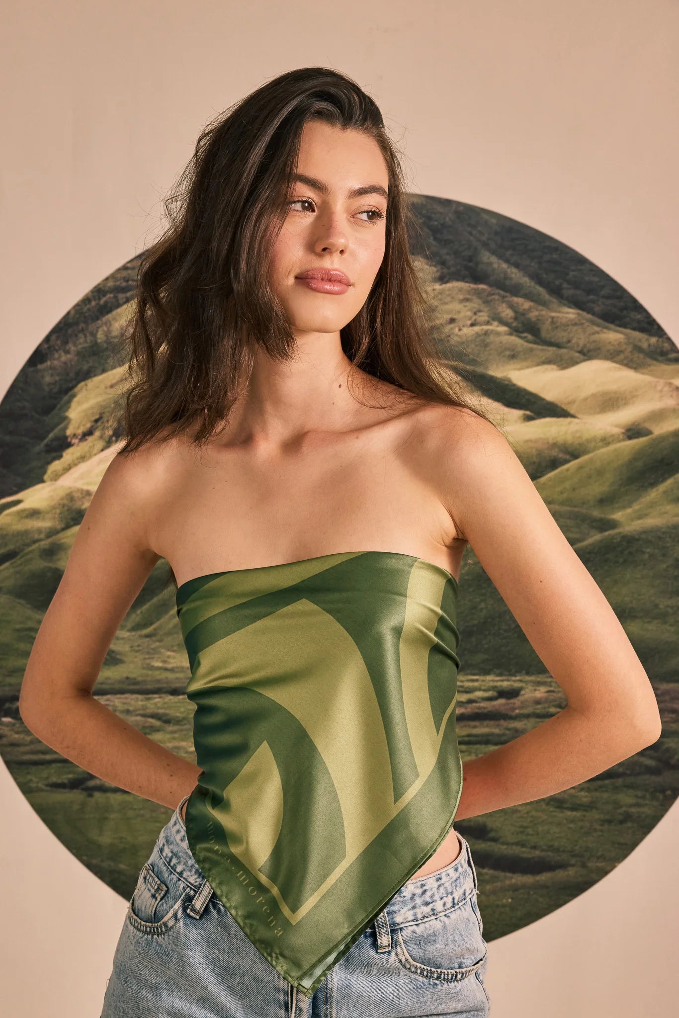 Pañoleta Geo Limón