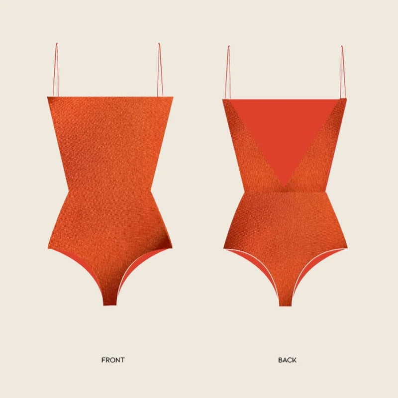 Bañador Roma Naranja