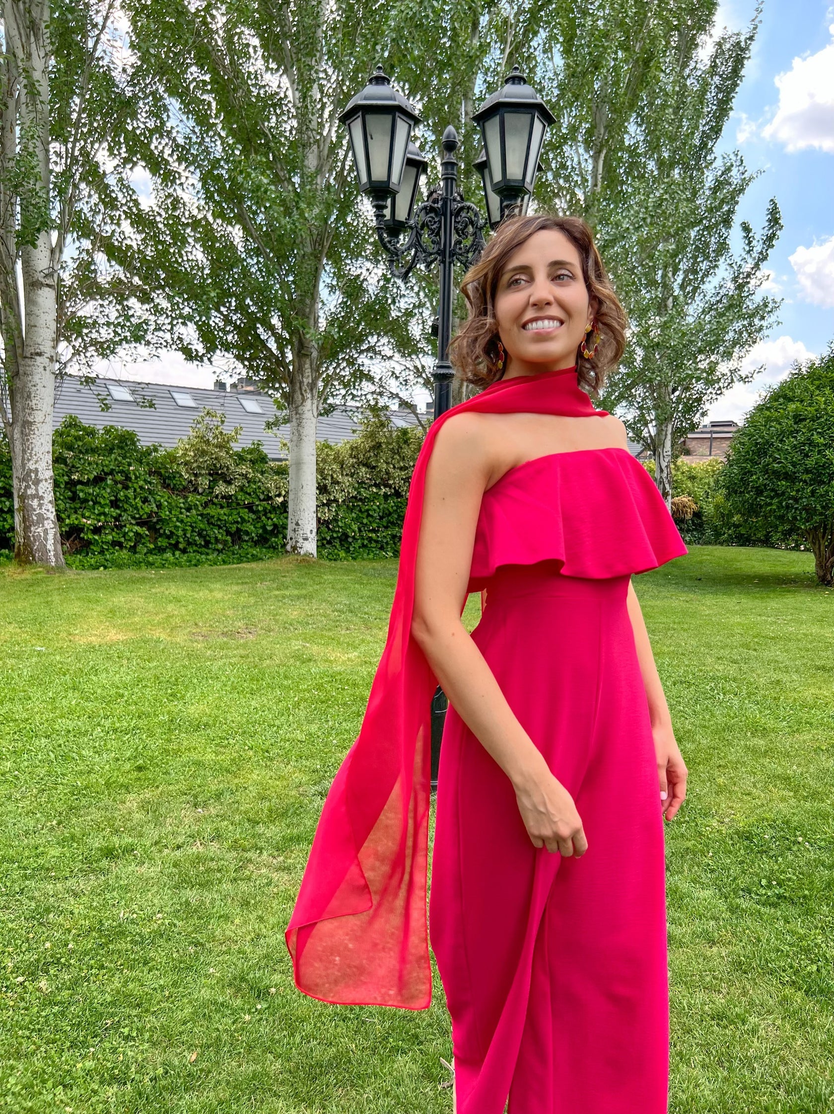Capa Larga Rojo Fresa - PANACEA