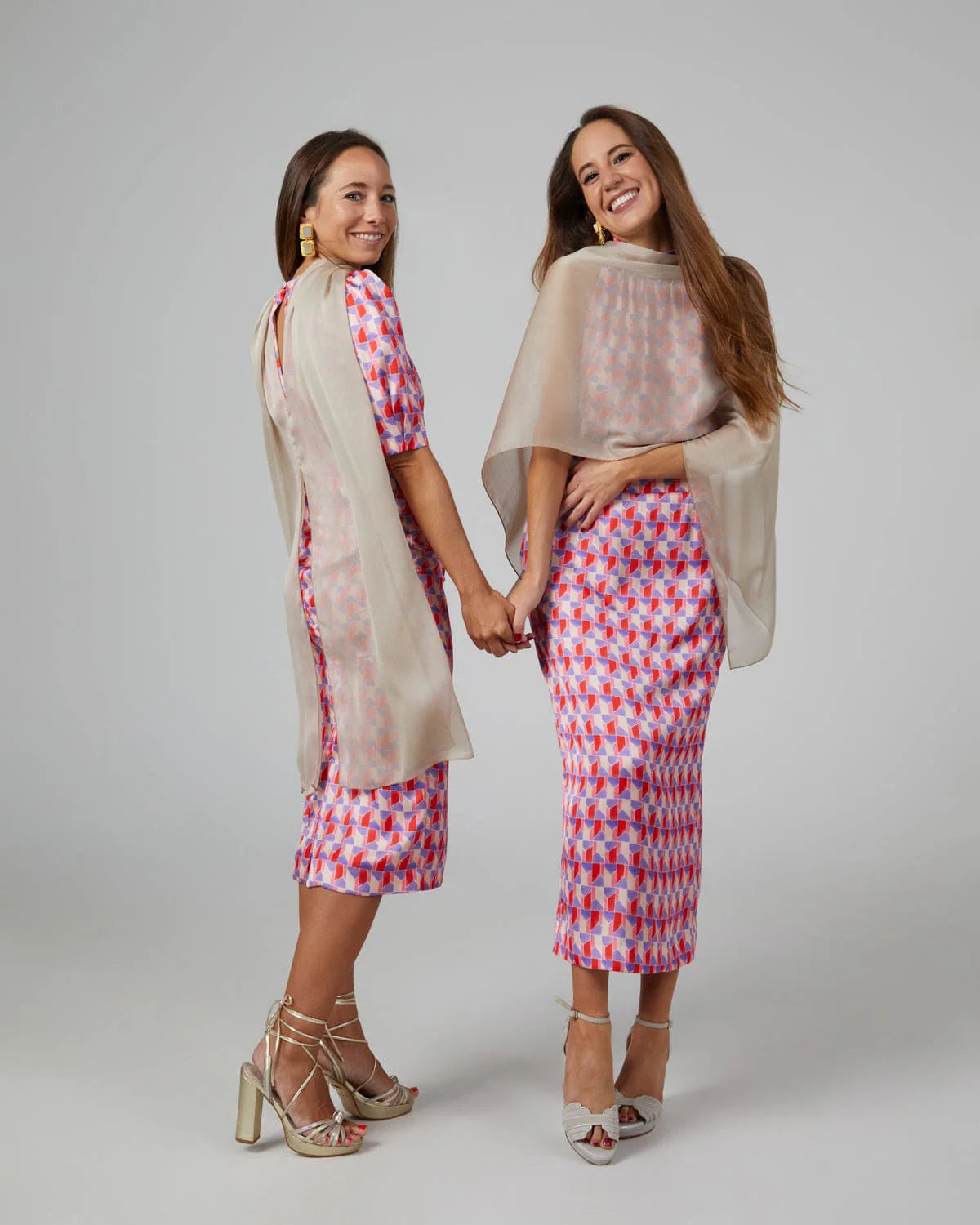 Light Gold Long Cape