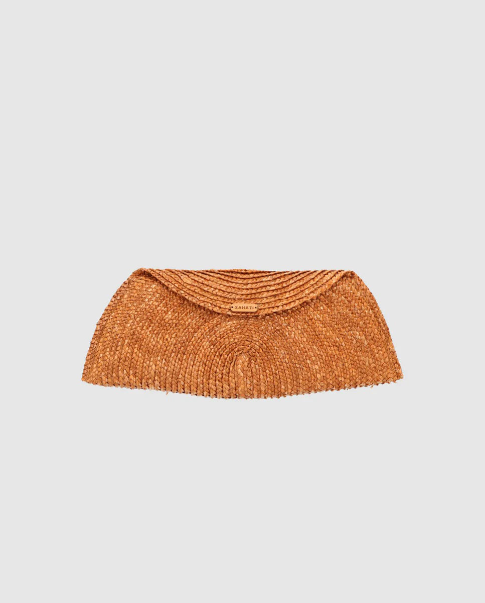 Bolso de Mano Baguette Mediana Bronce