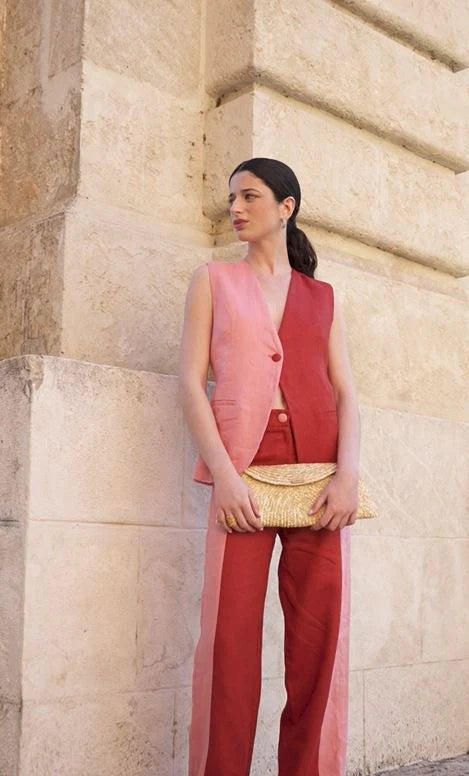 Bolso Baguette Dorado