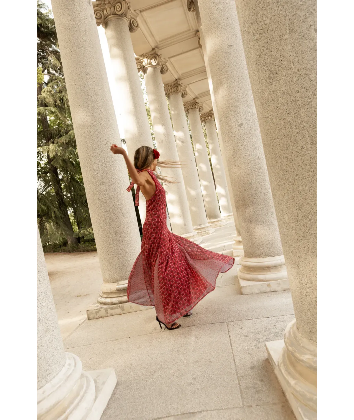 Vestido Amiens Rojo