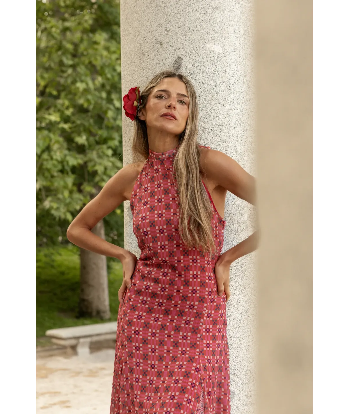 Vestido Amiens Rojo