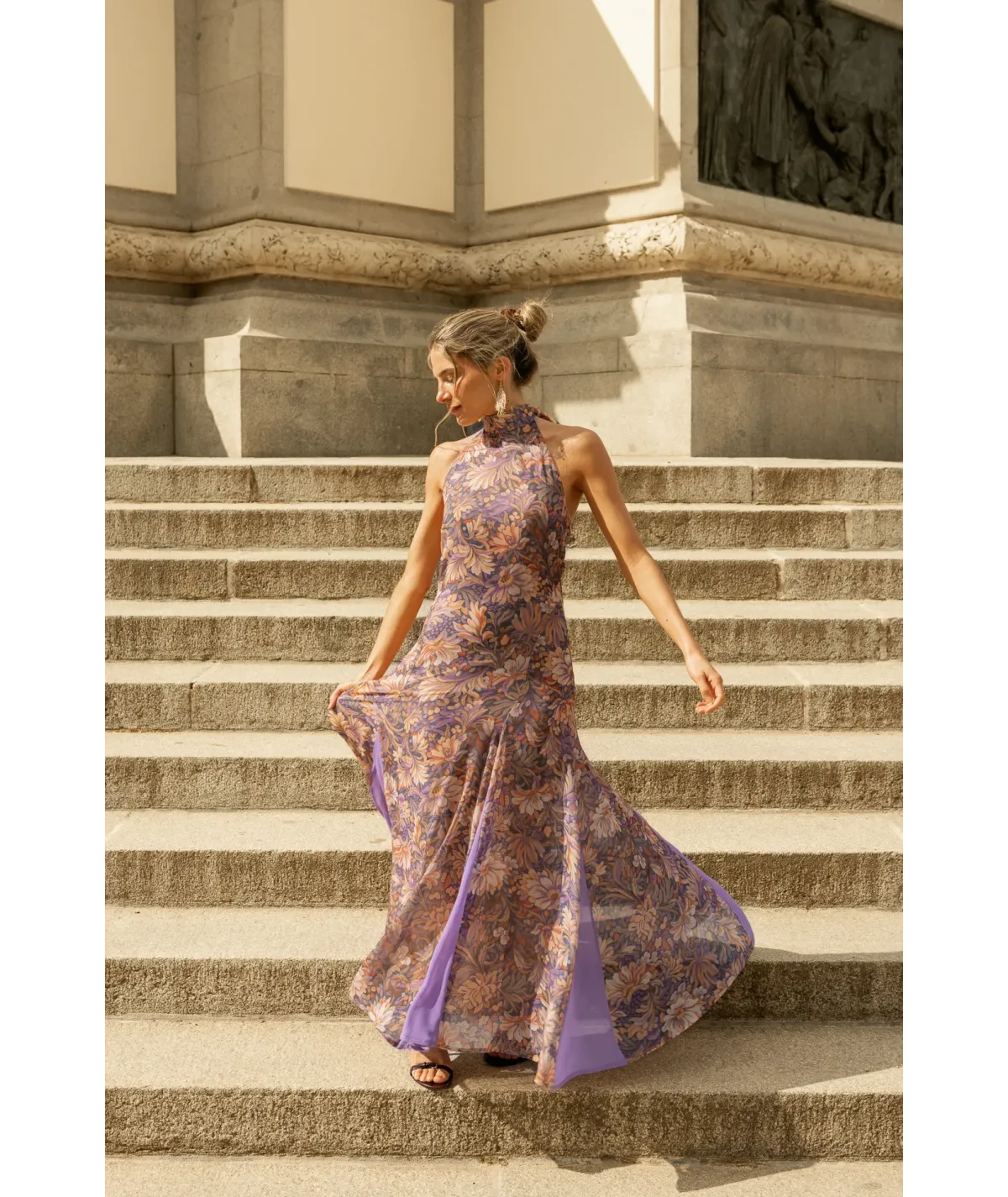 Vestido Amiens Morado