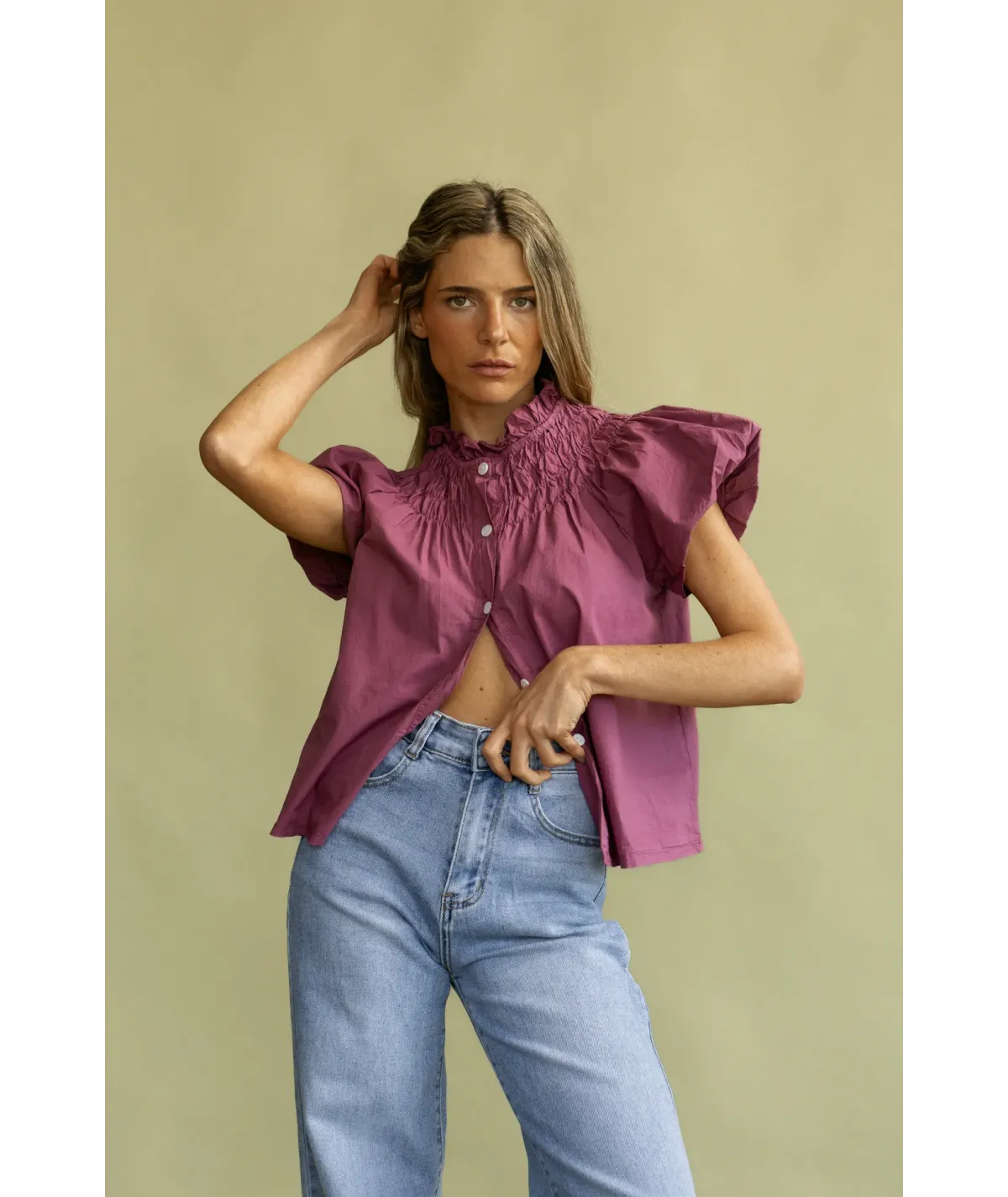 Camisa Orvieto Rosa