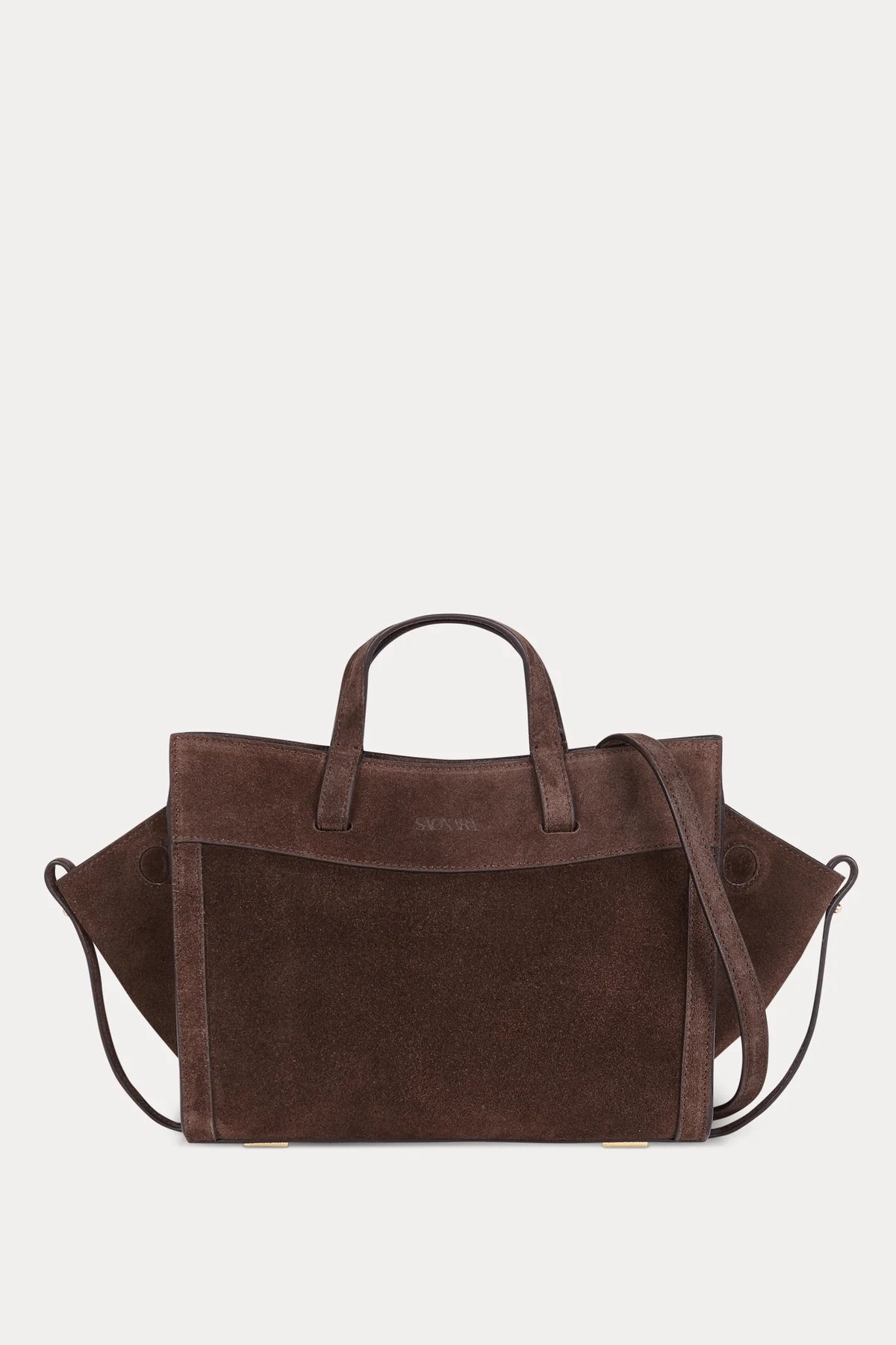 Mini Shopping Chocolate Suede