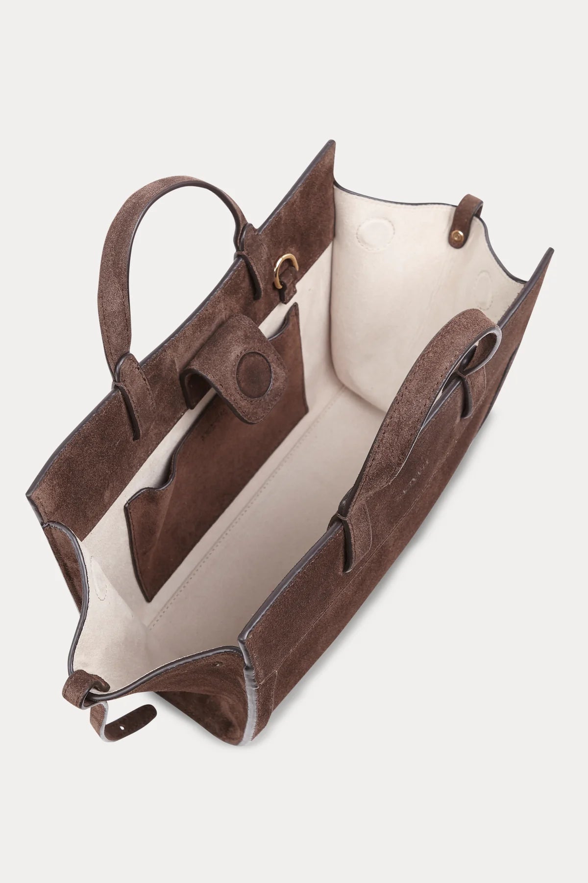 Mini Shopping Chocolate Suede