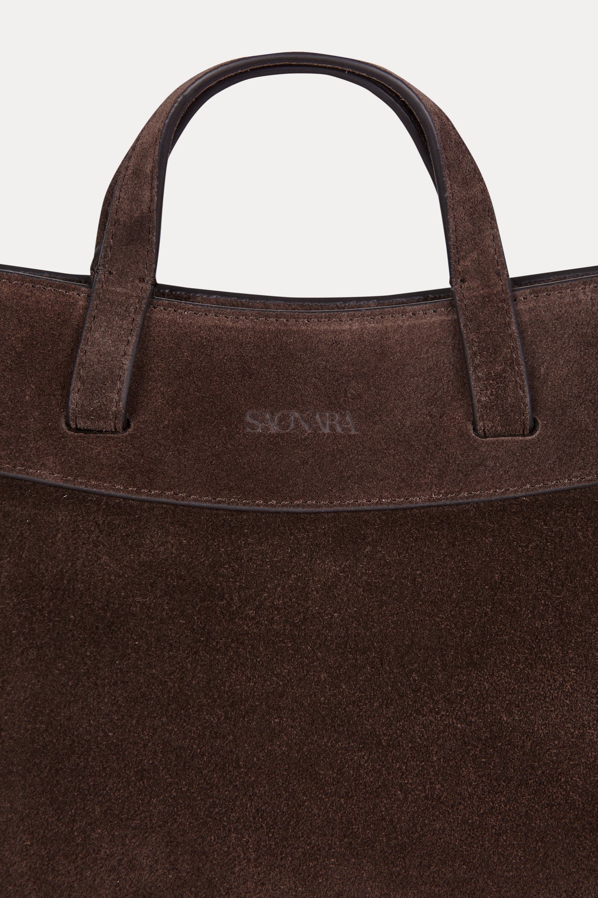 Mini Shopping Chocolate Suede