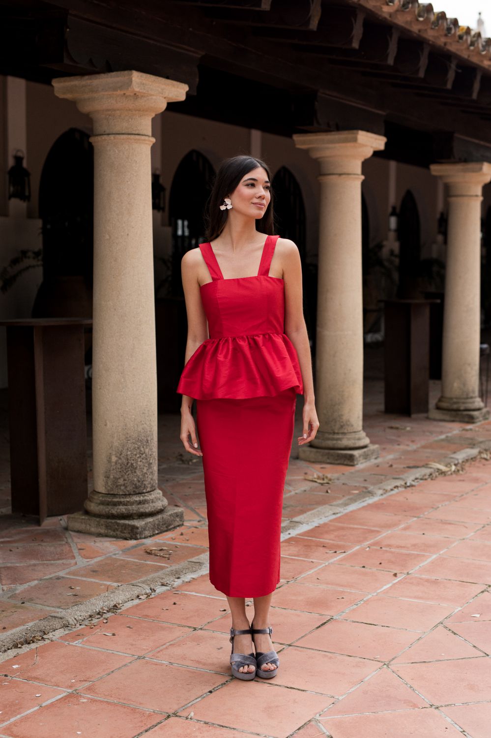 Falda Kala Rojo