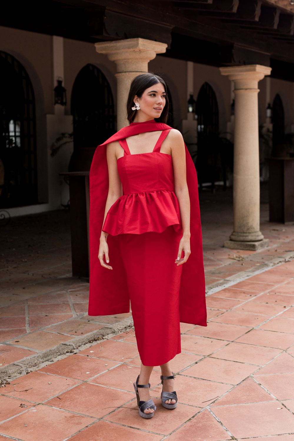 Falda Kala Rojo