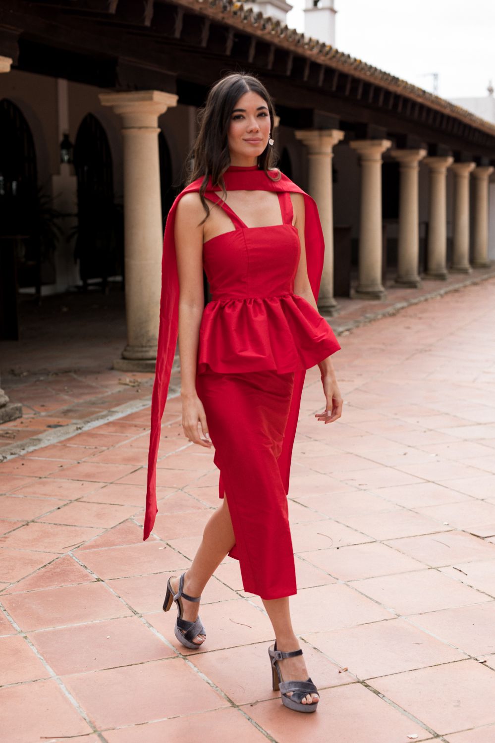 Falda Kala Rojo