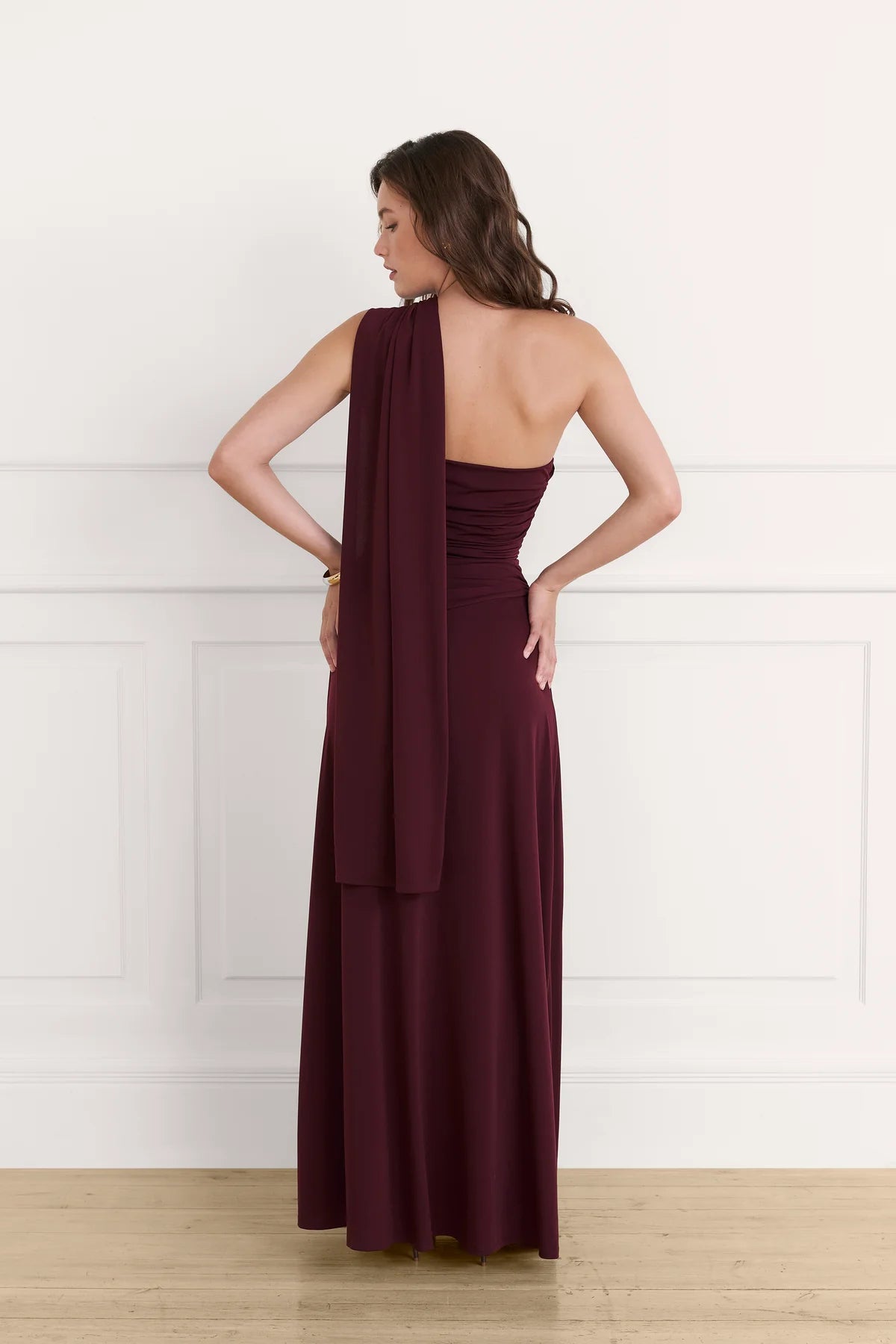 Vestido Geneva Burgundy Oscuro