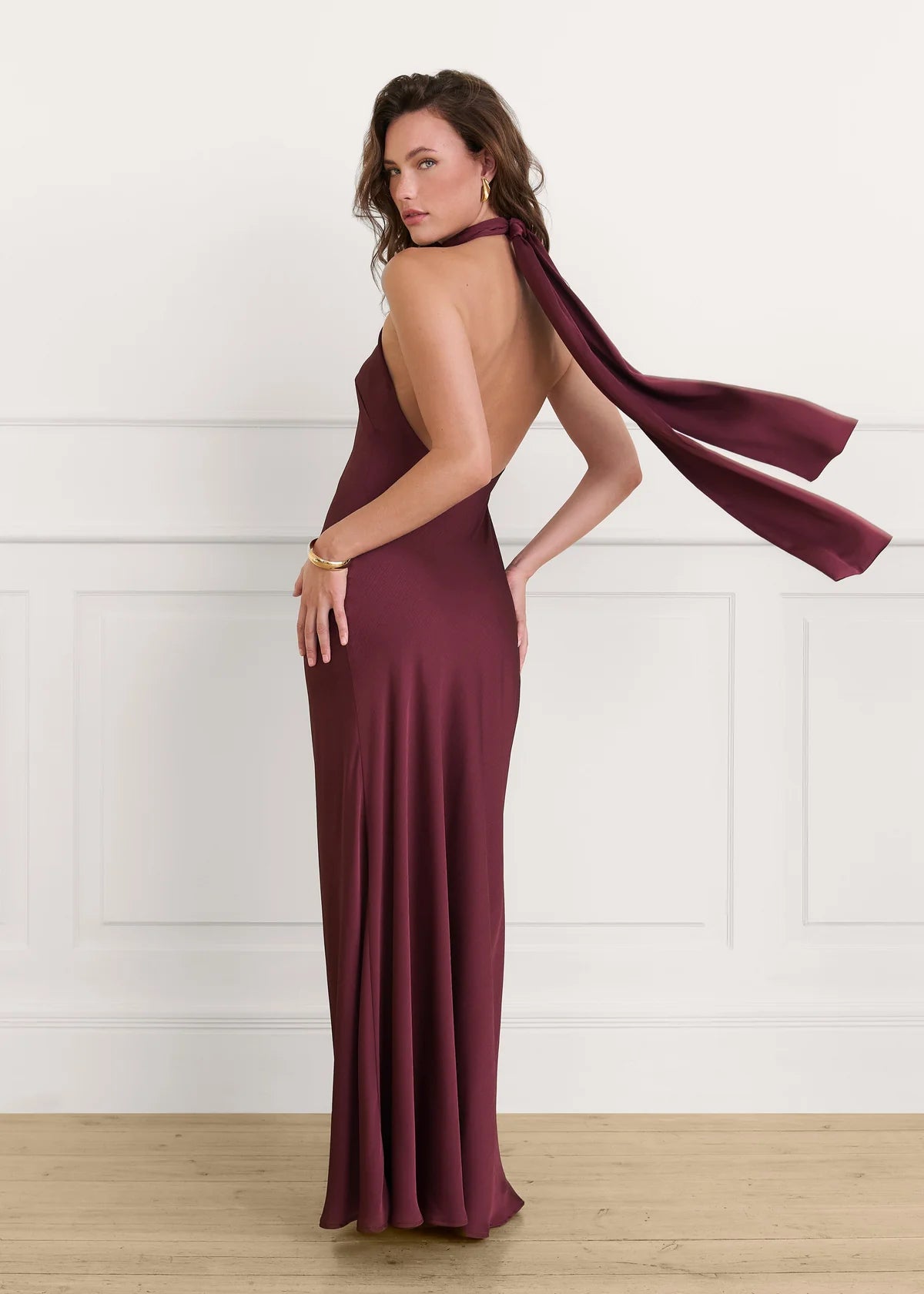 Vestido Stella Burgundy