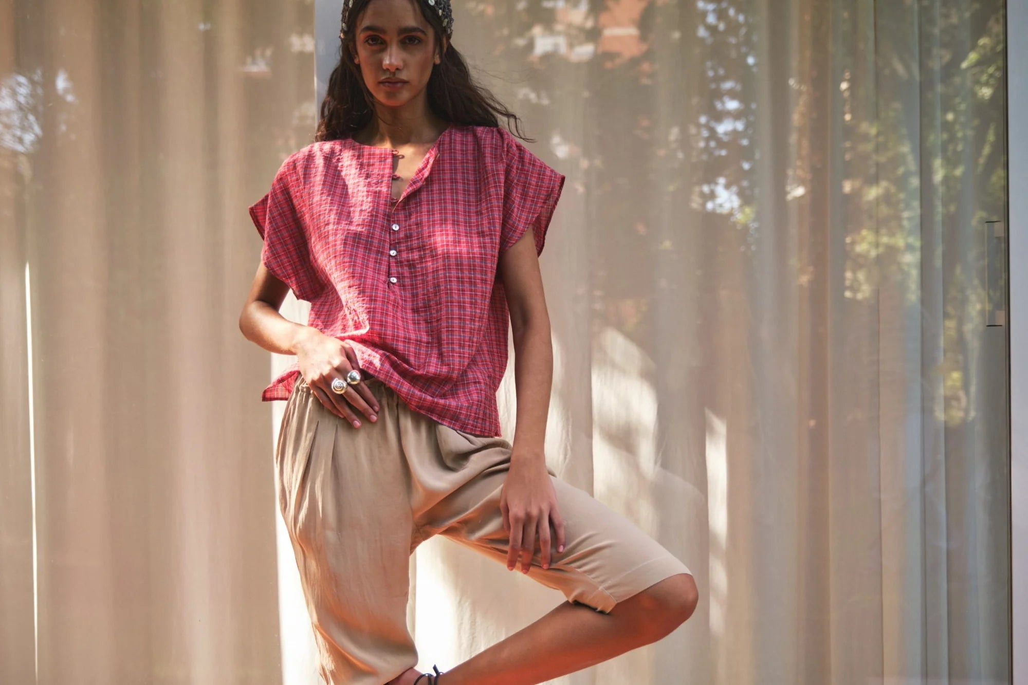 Blusa Pía Fucsia