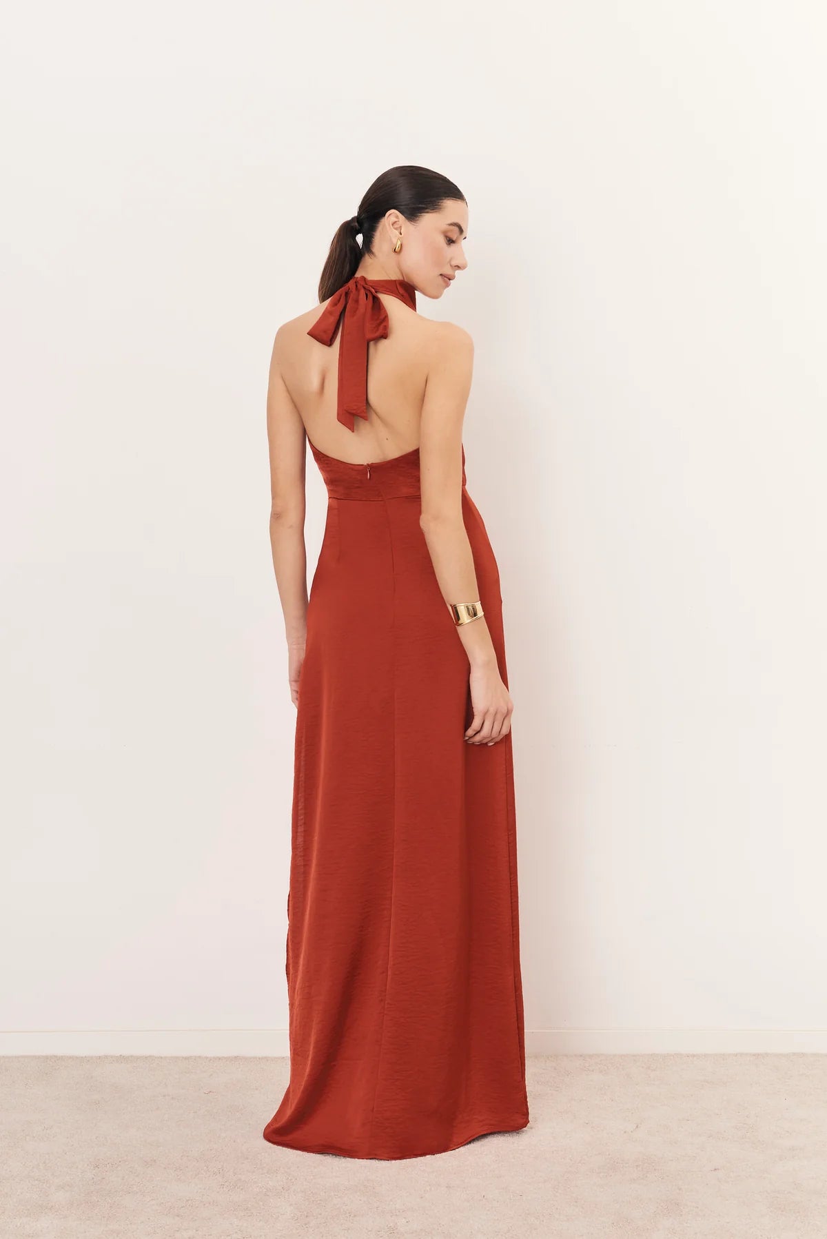 Vestido Athena Terracota