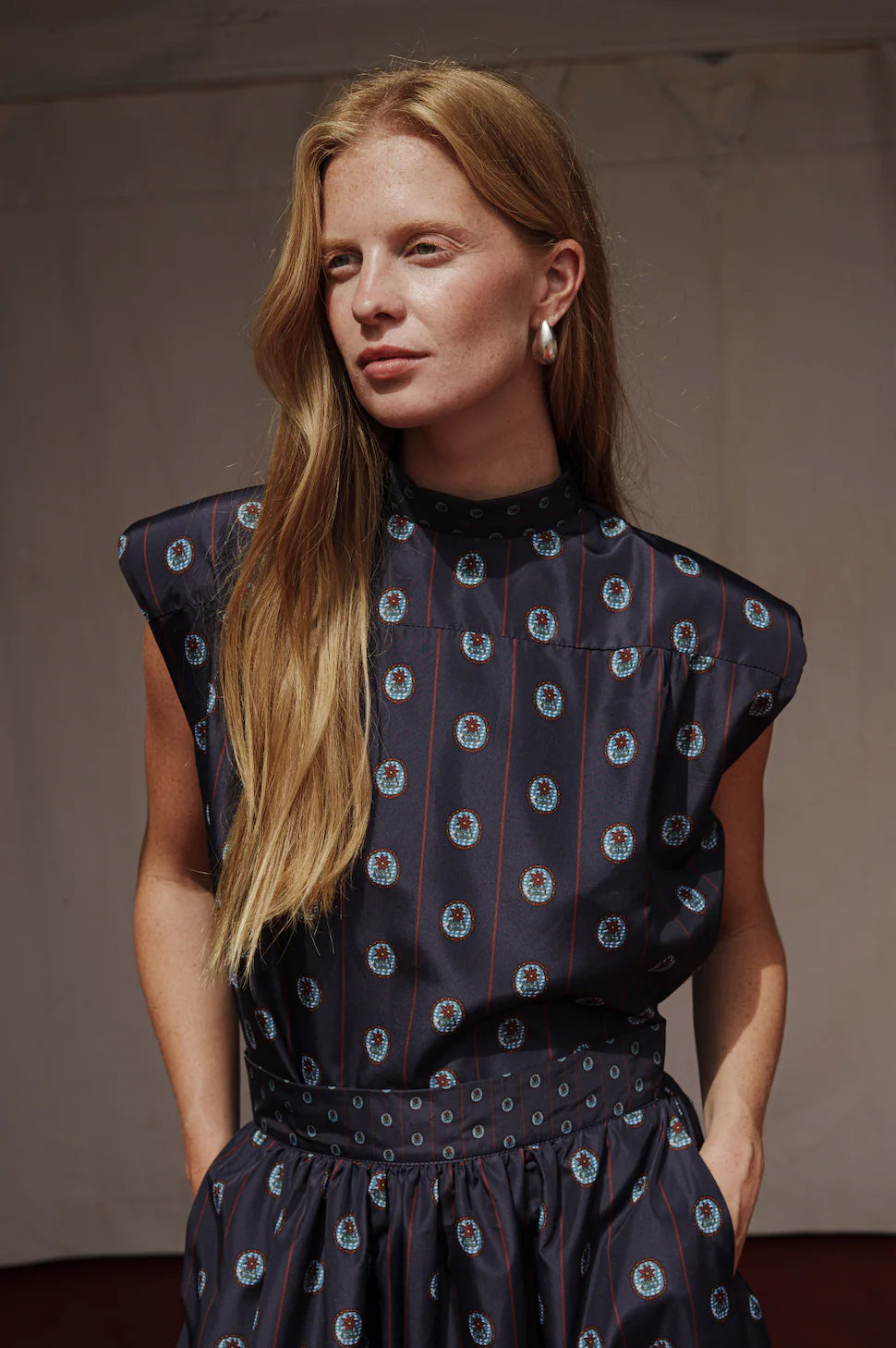 Top Lione Azul