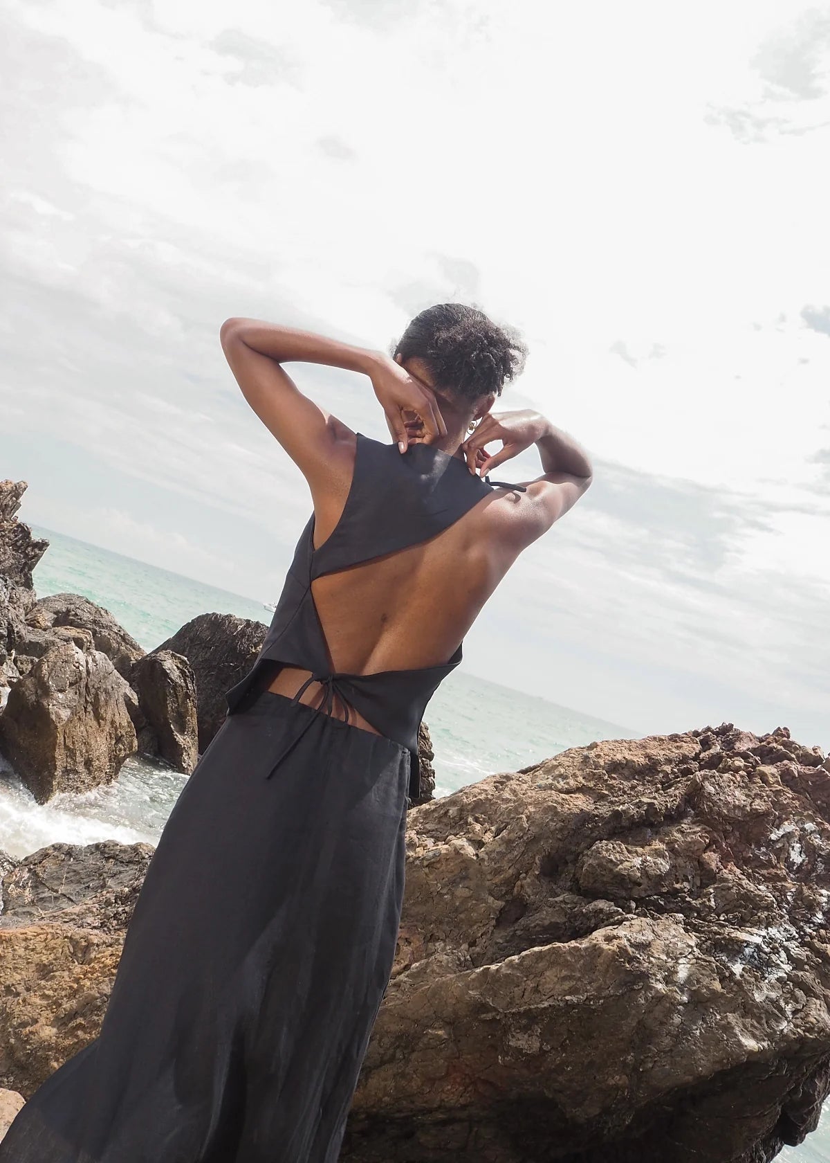 Cali Top Negro (100%Lino)