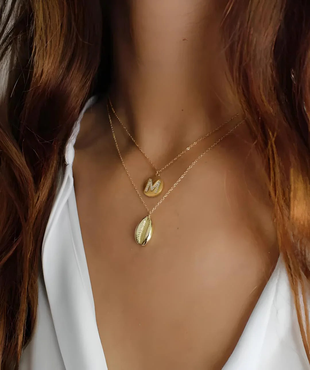 Collar Placa Inicial Circonitas