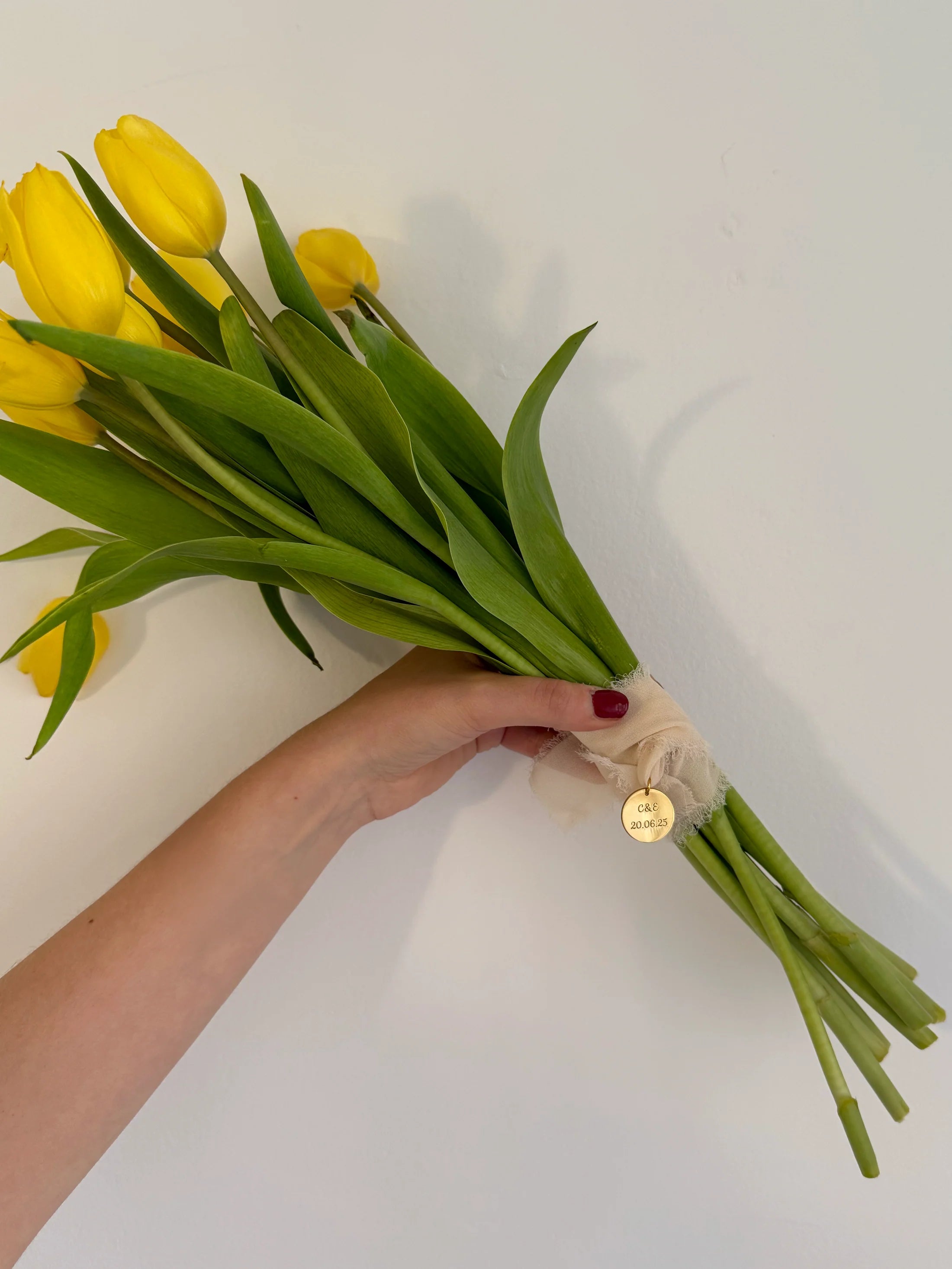 Medalla Ramo de Novia Plata/Oro - Cintas Varios Colores