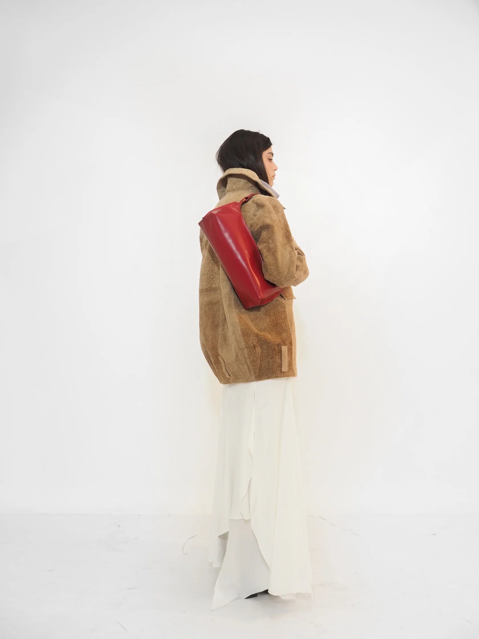 Cazadora ante punta blanca (beige)