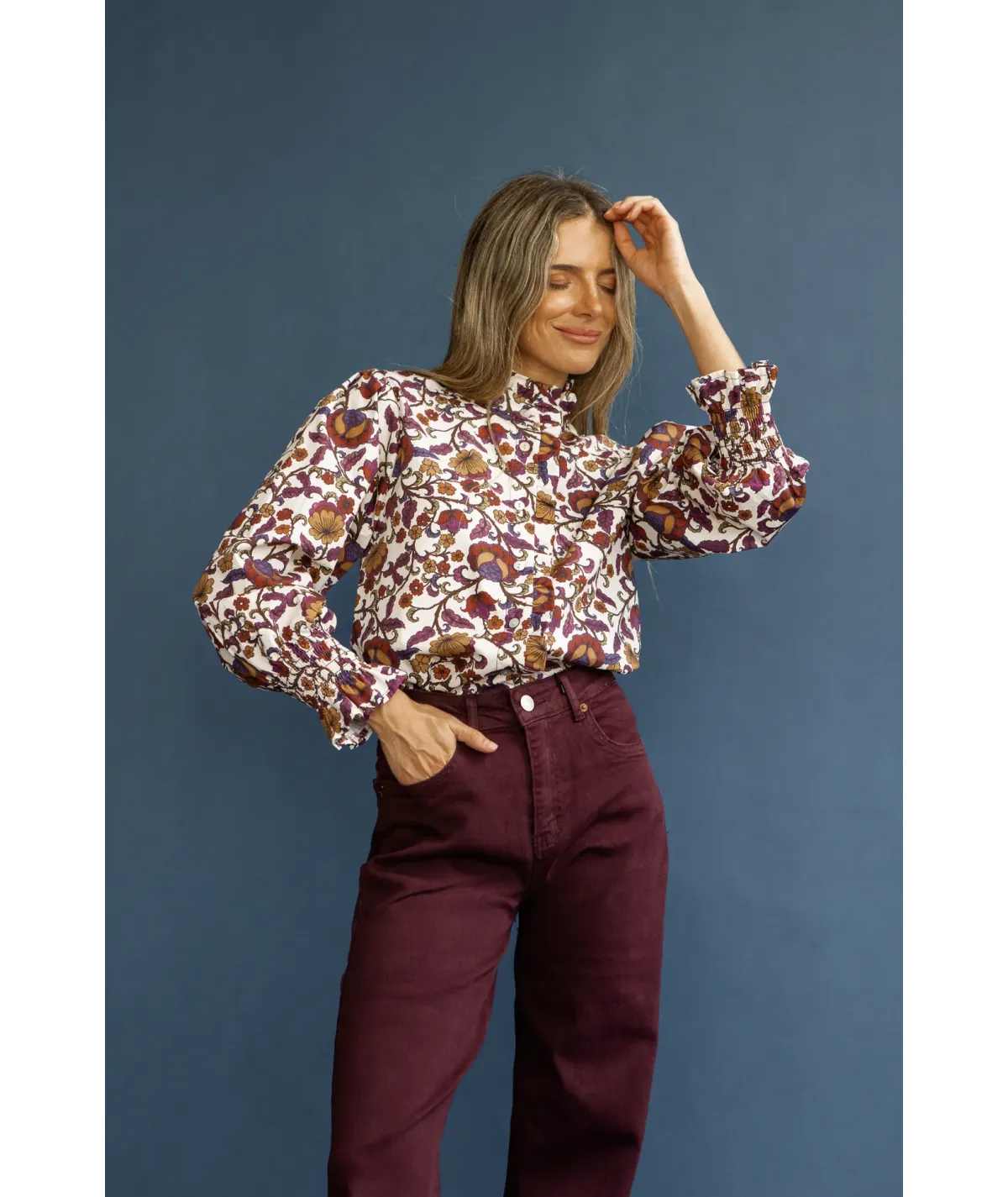 Camisa Toscana Flores
