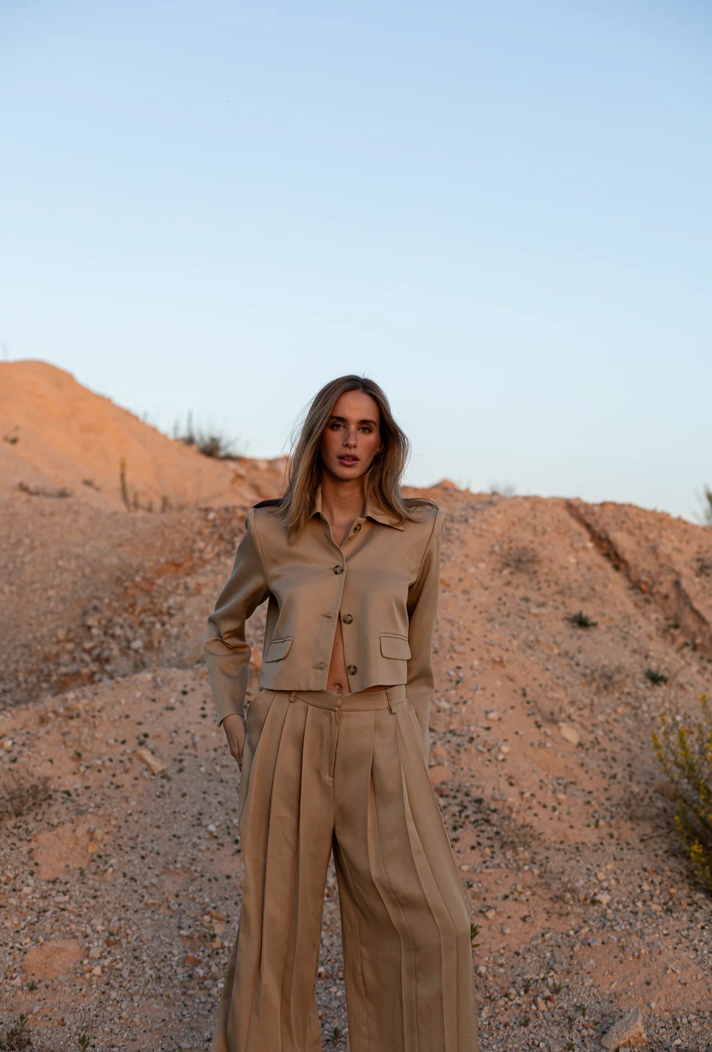 Structured Jacket: Camel