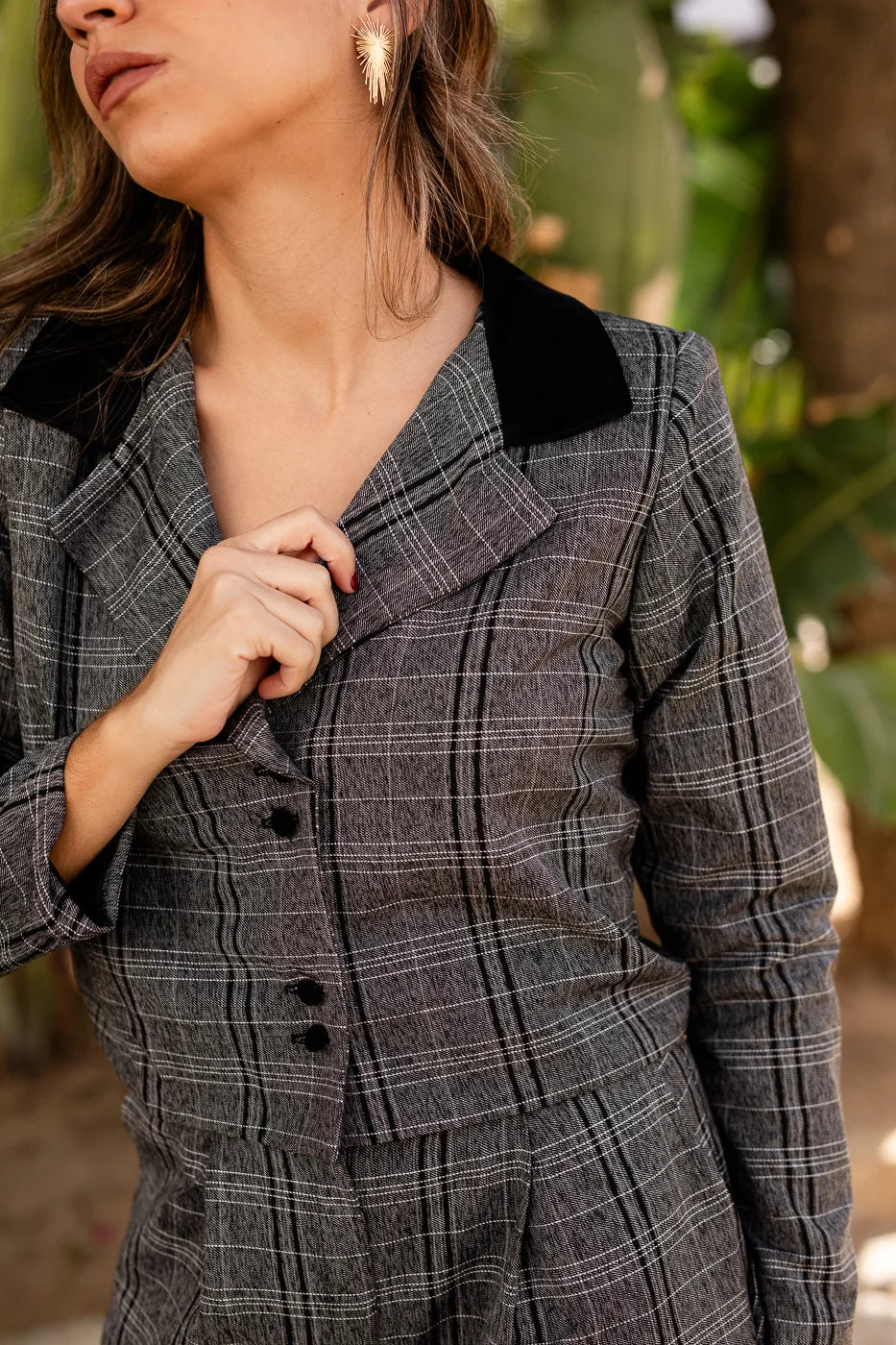 Chaqueta Charlotte Cuadros