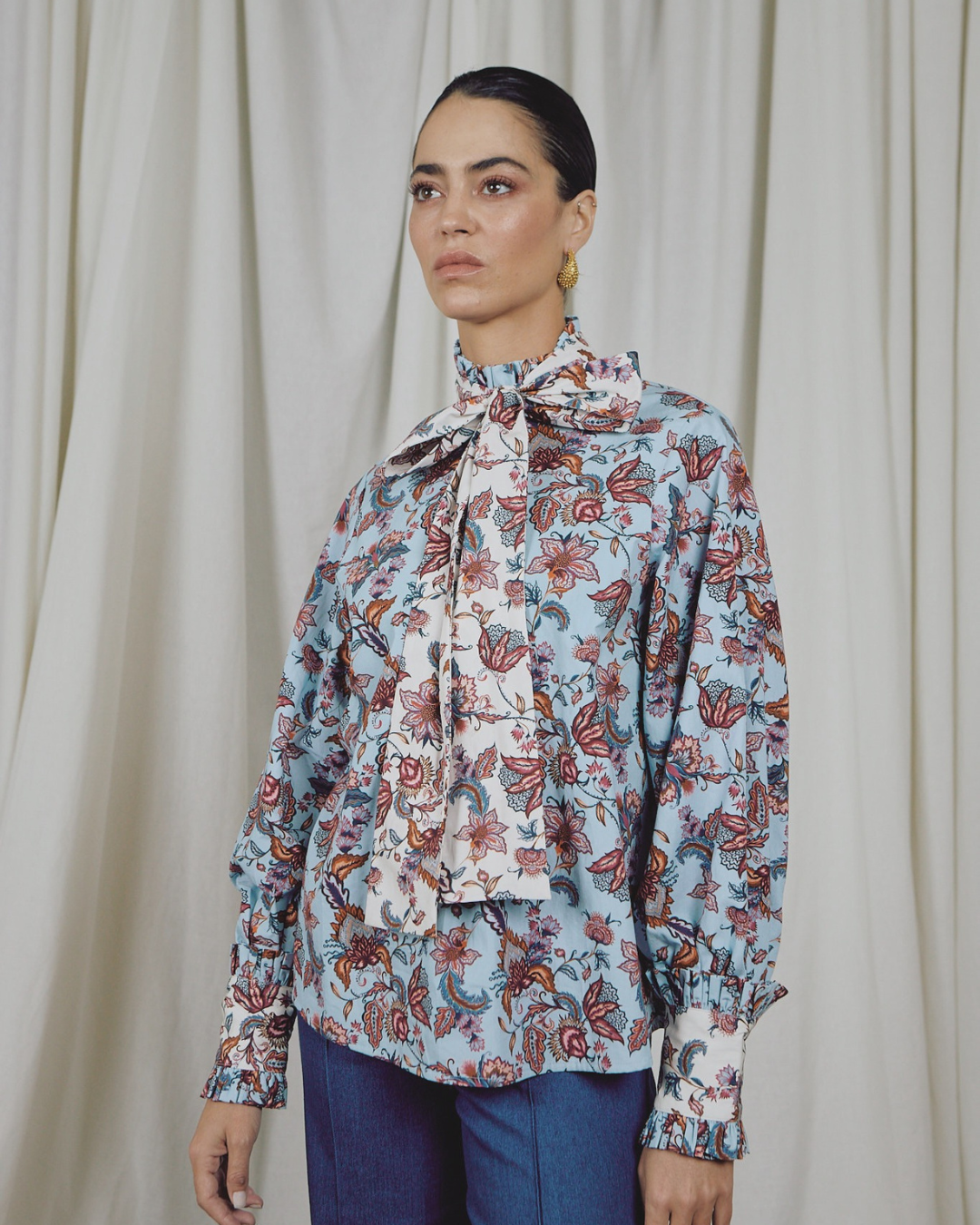 Camisa Poppy Cottage Blue