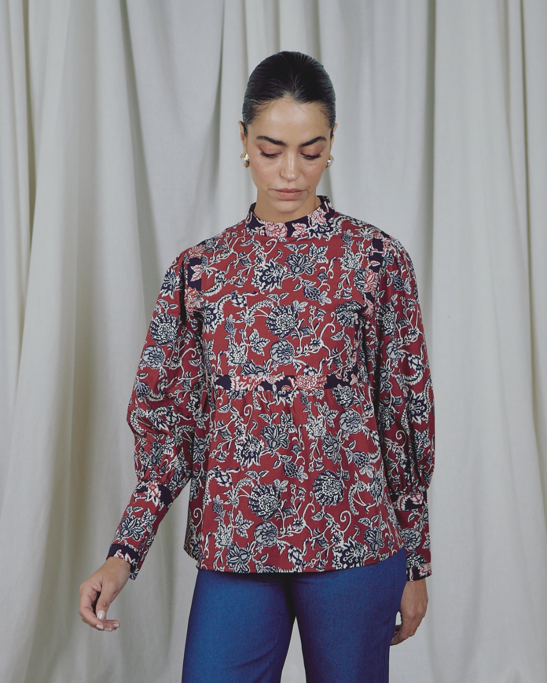 Camisa Clotilde Norfolk Red