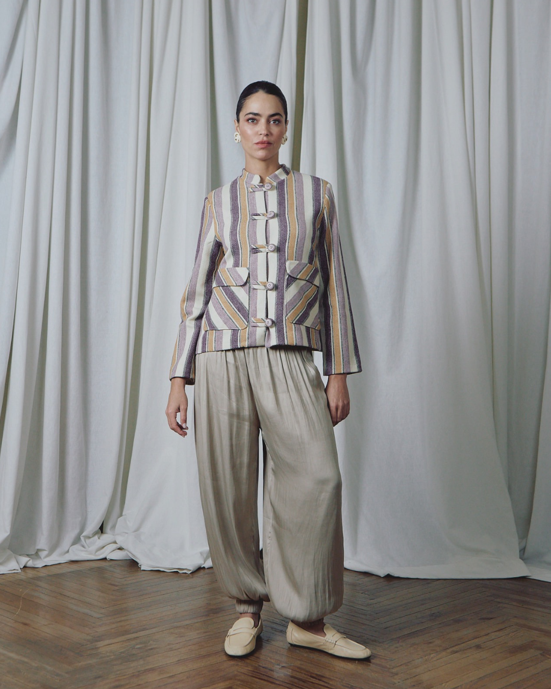 Chaqueta Tang Purple Cabana