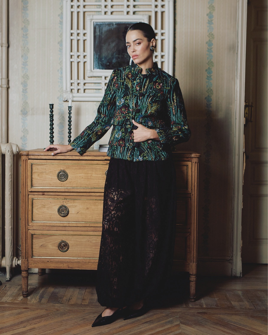 Chaqueta Tang Stanton Flowers