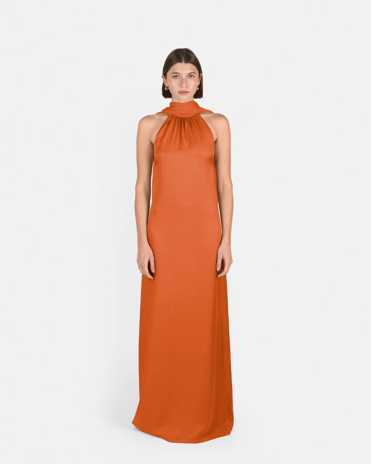 Vestido Gala Naranja
