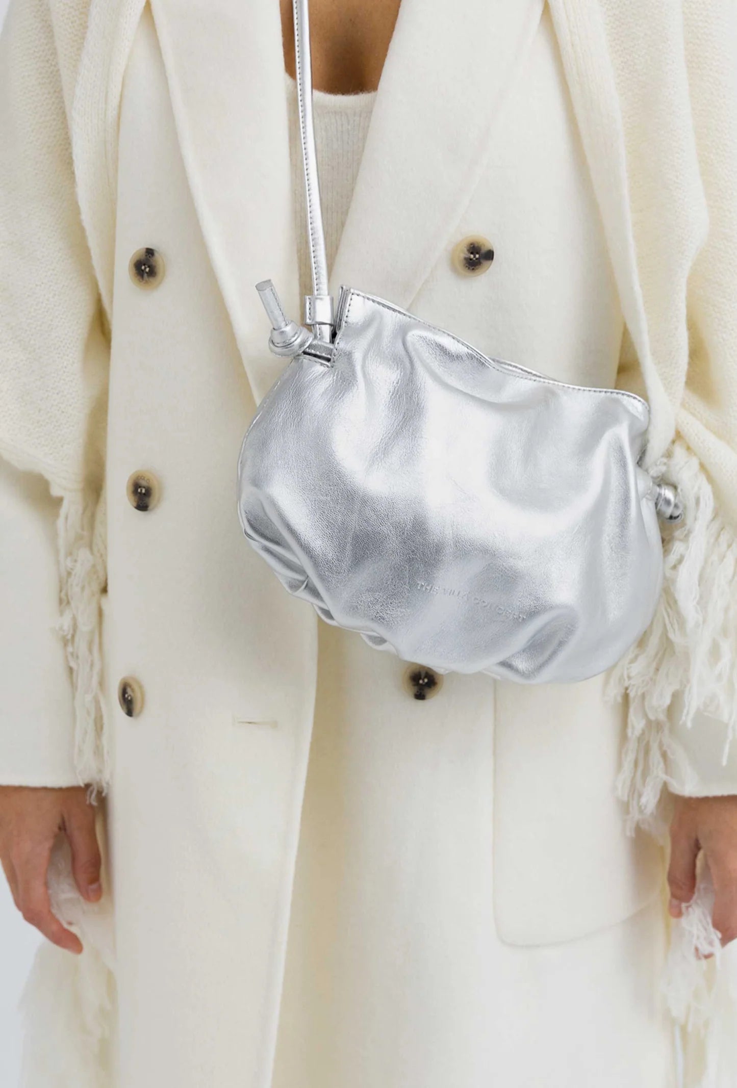 Bolso Shell Bag: Re-Edited Silver