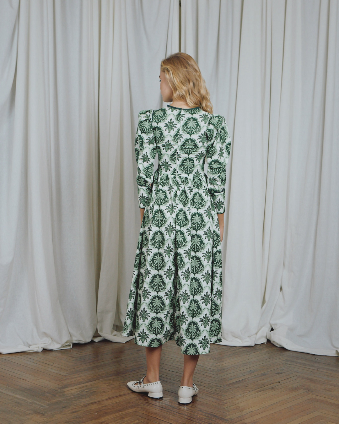 Vestido Peach Wallpaper Green